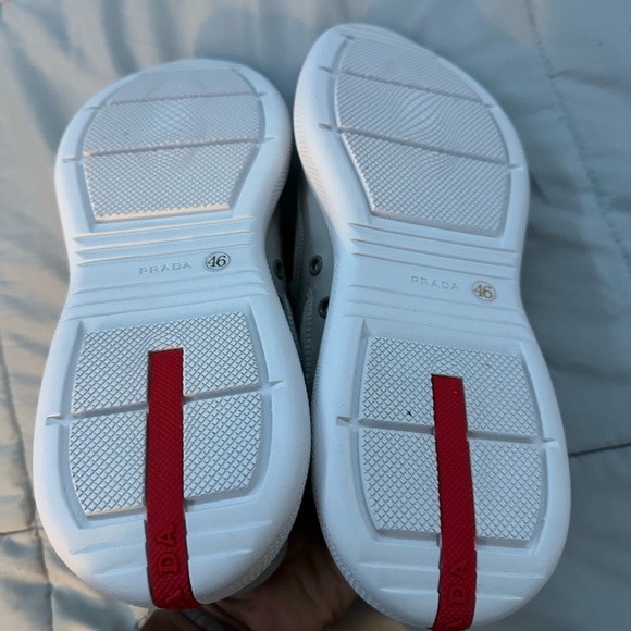 Patent leather and technical fabric Prada America's Cup sneakers - Picture 16 of 16